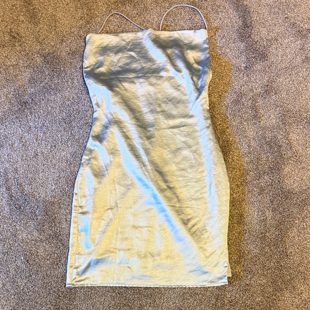 Elegant Light Baby Blue Women's Dress